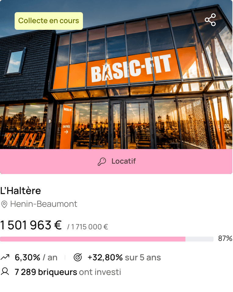 Projet immobilier financé sur La Première Brique — L’Haltère (Henin-Beaumont) — locatif